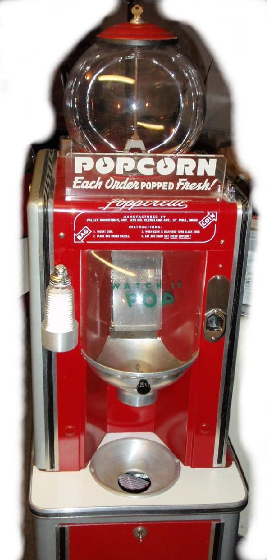 Vintage popcorn machine clearance for sale